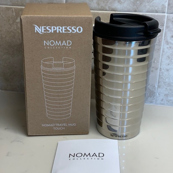 Nespresso Kitchen Nespresso Nomad Touch Silver Travel Mug Poshmark
